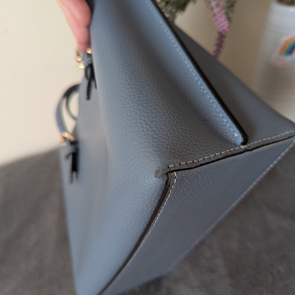 Coach Slate Blue Mollie 25 Tote - Picture 6 of 11